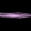 Horizontal lens flares lights, purple color