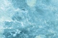 Horizontal lightened slices of blue marble quartz ice background. Cold calm colors icy background ideal for your design Royalty Free Stock Photo