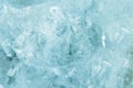 Horizontal lightened slices of blue marble quartz ice background. Cold calm colors icy background ideal for your design Royalty Free Stock Photo