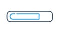Horizontal loading progress bar icon user interface element , vector design Generative AI Royalty Free Stock Photo