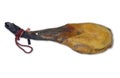 Horizontal matured Spanish ham Royalty Free Stock Photo