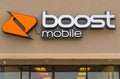 Boost Mobile Store Facade Brand and Logo Signage