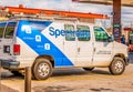 Spectrum Service Van With Orange Ladder