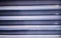 Horizontal metallic closed blinds texture background Royalty Free Stock Photo