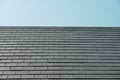 Horizontal picture of slates on a roof