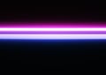 Horizontal pink and purple neon line illustration background Royalty Free Stock Photo