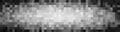Horizontal pixel glitch block. Bright noise strip with clear square structure simulates compression error or Royalty Free Stock Photo