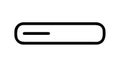 Horizontal Progress Bar Icon for Loading and Status Indicators, vector design Generative AI Royalty Free Stock Photo