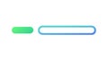 Horizontal Progress Bar. Loading, Status, and Completion Indicator. vector design Generative AI Royalty Free Stock Photo