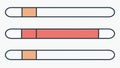 Horizontal Progress Bars, Loading and Status Indicators, vector design Generative AI Royalty Free Stock Photo