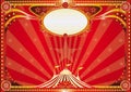 Horizontal red circus background