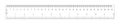 Horizontal ruler with 30 centimeter and 12 inch scale. Measuring chart with markup and numbers. Distance, height or