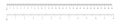 Horizontal scale with 12 inch and 30 centimeter markup and numbers. Measuring charts of metric and imperial unit