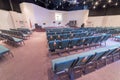 Empty Church Auditorium Horizontal Royalty Free Stock Photo