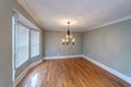 Empty Dining Room With Wood Floors Royalty Free Stock Photo