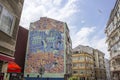 Horizontal shot of old street in Istanbul