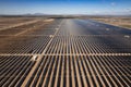 Horizontal shot of solar array