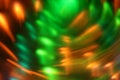 Horizontal shot of staggered and refracted light layers-vortex light effects Royalty Free Stock Photo