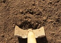 Horizontal Shovel in Dirt