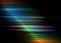 Horizontal speed lines on colors background