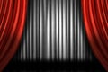 Horizontal Stage Drapes Royalty Free Stock Photo