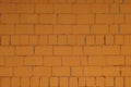 Horizontal stage orange bricks - wall background