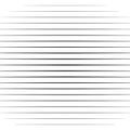 Horizontal straight, parallel lines,  stripes pattern background in square format. Simpe, basic Lines geometric texture Royalty Free Stock Photo