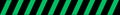 A horizontal stripe with diagonal green and black line