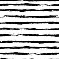 Horizontal striped seamless black and white background