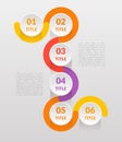 Horizontal-Vertical Steps infographics - can illustrate a strategy, timeline, workflow or team work, vector flat color