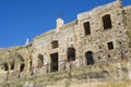 Horizontal view of the church of piedigrotta with blue sky Royalty Free Stock Photo