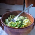 Horizontal View Of Close Up Of A Hot And Smoking Italian Traditional Food Called Orecchiette Con Le Royalty Free Stock Photo