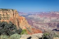 Horizontal view of famous Grand Canyon Royalty Free Stock Photo