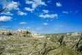 Horizontal View of the Gravina of the Sassi of Matera. Matera, S Royalty Free Stock Photo