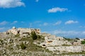 Horizontal View of the Gravina of the Sassi of Matera. Matera, S Royalty Free Stock Photo