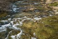 Horizontal View Jennings Creek, Botetourt County, Virginia, USA Royalty Free Stock Photo