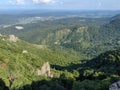 Horizontal view from mountain Klek Royalty Free Stock Photo