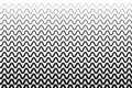 Horizontal wavy lines of different thicknesses. Background with black and white undulate pattern. Parallel curved