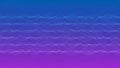 Horizontal Wavy Lines of Tiny White Dots Forming Sound Waves or Data Streams on a Blue to Purple Gradient Background Royalty Free Stock Photo