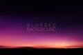 Horizontal wide blurred mountain night stars sky background