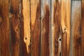 Horizontal yellow brown gray wood grain pattern old fence Royalty Free Stock Photo