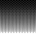 Horizontally repeatable halftone background / pattern fading fro