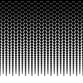 Horizontally repeatable halftone background / pattern fading fro