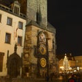 Horloge, Old Town Square, Prague, Czech Republic Royalty Free Stock Photo