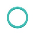 Hormonal ring icon, flat style