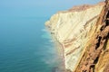 Rocks on rocky coastline of Hormuz Island , Persian Gulf Royalty Free Stock Photo