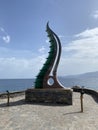 The Horn of Amalthea in Agios Nikolaos town, Crete Island Royalty Free Stock Photo