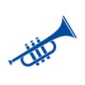 Horn trumpet vector icon