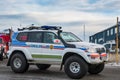 Modified 4x4 Toyota Land cruiser police vehicle