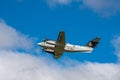 Beechcraft Kingair 200 air ambulance taking of Royalty Free Stock Photo